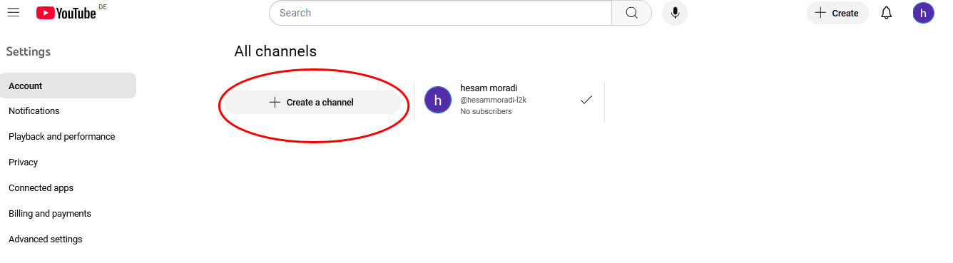 How to make youtube channel on pc