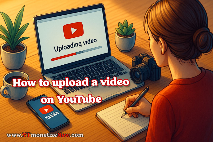 How to upload a video on YouTube